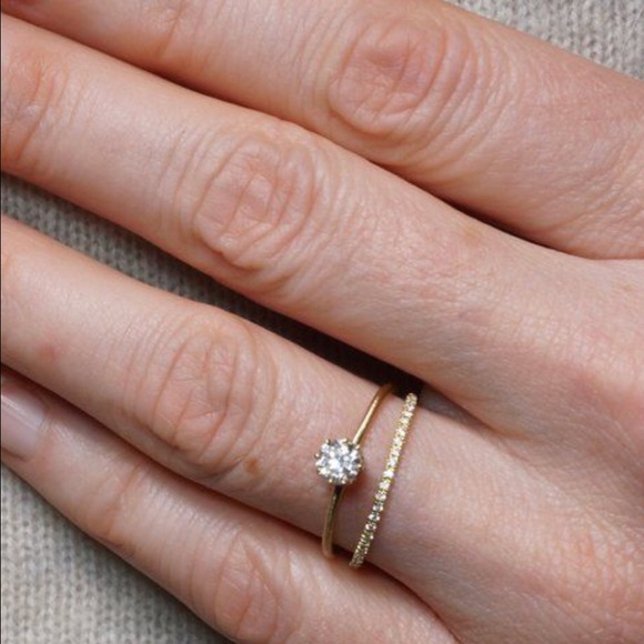 Diamond Engagement Ring Solitaire - Picture 1 of 6